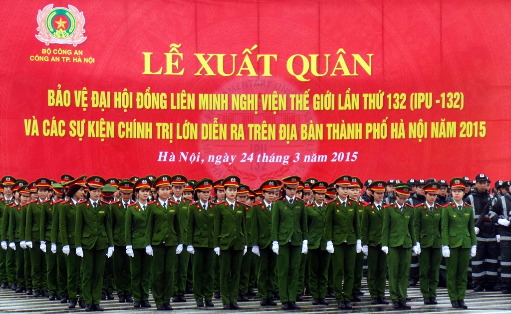 Công an Hà Nội huy động tối đa lực lượng bảo vệ IPU-132