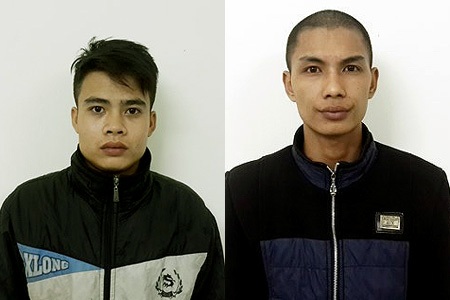 Hà Nội: Cướp “nhầm” điện thoại của vận động viên thể thao - 1 Hai đối tượng Thái và Quân.