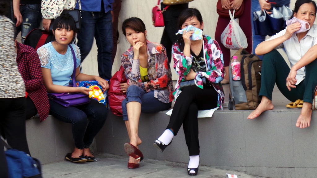 Uể oải trở lại thủ đô trong ngày cao điểm nắng nóng - 7 Uể oải, mệt mỏi sau chuyến hành trình.