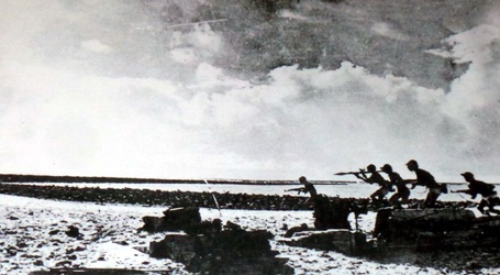 Lực lượng đặc công tiến công giải phóng đảo
tháng 4/1975.