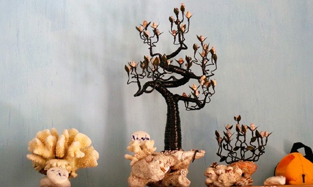 Những đồ trang trí thể hiện sự khéo tay của lính
đảo.