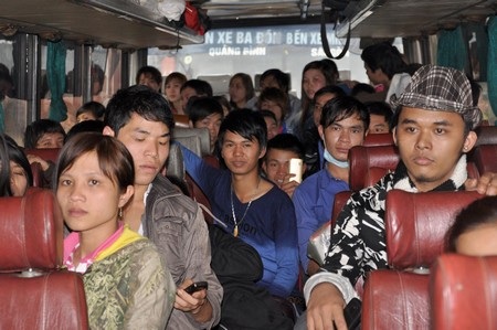 Xử nghiêm xe nhồi khách.