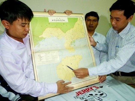 Đảo Hải Nam là giới hạn được thể hiện trong bản đồ