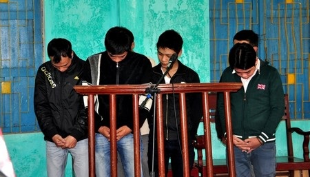 Các đối tượng tại phiên tòa