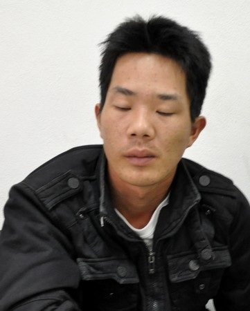 Đối tượng Nguyễn Thành Trung. Ảnh C.A.