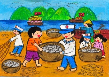 Đà Nẵng: Học sinh thi viết và vẽ về thành phố biển quê em - 4 Đà Nẵng: Học sinh thi viết và vẽ về thành phố biển quê em