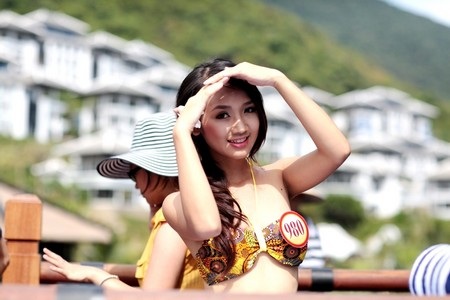 Hoàng Diệu Linh đang học trường CĐ Kinh tế kỹ thuật Vĩnh Phúc