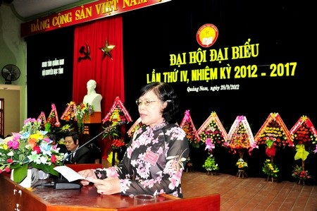 Đại hội Hội Khuyến học tỉnh Quảng Nam nhiệm kỳ IV - 2 Các đại biểu tham dự Đại hội Hội Khuyến học tỉnh Quảng Nam nhiệm kỳ IV.