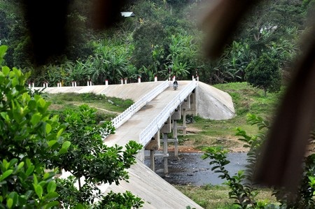 "Có cầu Dân trí, Tết này Phú Mưa vui lắm!" - 6 Cầu Khuyến học và Dân trí nổi bật giữa màu xanh của núi rừng xã Jơ Ngây