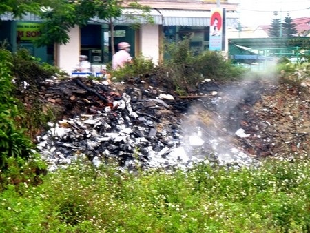 Khu vực phát ra đám cháy dữ dội