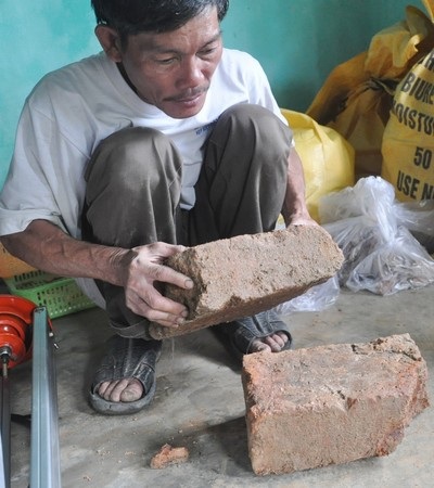 Gạch dùng để xây thành cổ