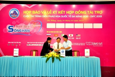 Các đơn vị ký kết tài trợ cho DIFC 2013