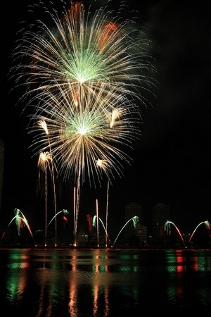 Màn trình diễn pháo hoa của đội Ý tại DIFC 2012