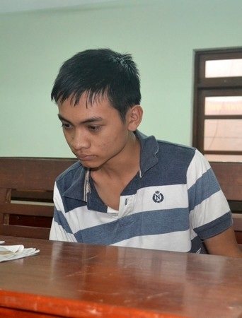 Đối tượng Lâm Quang Đạt tại cơ quan điều tra