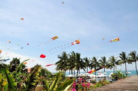 Những cánh diều vì Hoàng Sa, Trường Sa thân yêu trên biển Cửa Đại - 15 Những cánh diều no gió ở biển Cửa Đại