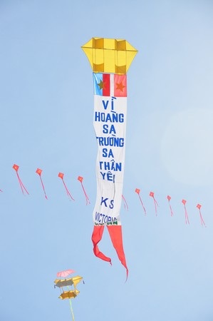 Những cánh diều vì Hoàng Sa, Trường Sa thân yêu trên biển Cửa Đại - 2 Cuộc thi thả diều năm nay hướng về Hoàng Sa, Trường Sa thân yêu