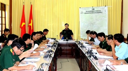 Cuộc họp của QK5 và tỉnh Quảng Nam để triển khai diễn tập ứng phó động đất vào tháng 8 đến