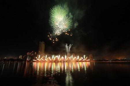 Ngắm những tuyệt tác “pháo nở hoa” trên bầu trời Đà Nẵng