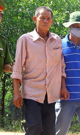 Đối tượng Trần Ngọc Thanh bị đưa về cơ quan Công an