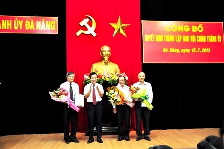 Ra mắt Ban Nội chính Thành ủy Đà Nẵng