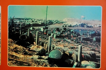 Những thùng chất độc hóa học của Mỹ tại sân bay Đà Nẵng năm 1973