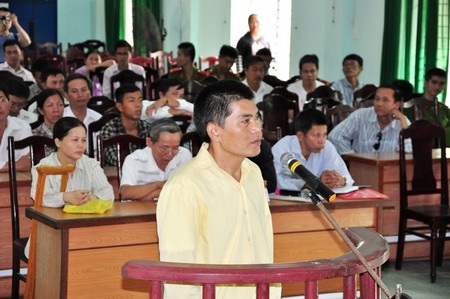 Bị cáo Nguyễn Khánh Dũng tại phiên tòa