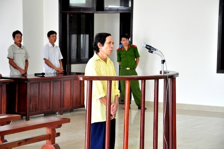 Bị cáo Nguyễn Ngọc tại phiên tòa sáng 13/9