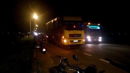 Hiện trường vụ tai nạn tối 24/9