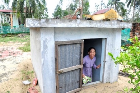 Đây là căn hầm trú bão của bà Chấp