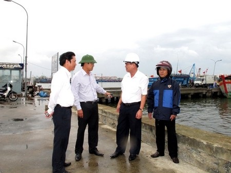 Lãnh đạo TP Đà Nẵng kiểm tra tàu thuyền tại âu thuyền Thọ Quang