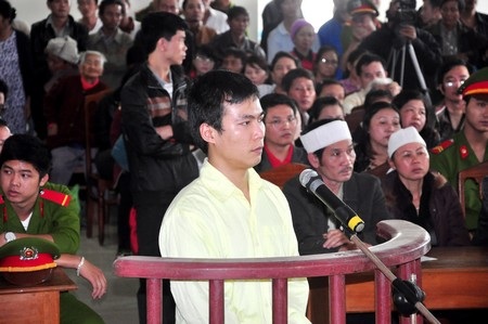 Bị cáo Đỗ Xuân Minh tại phiên tòa sáng 30/11