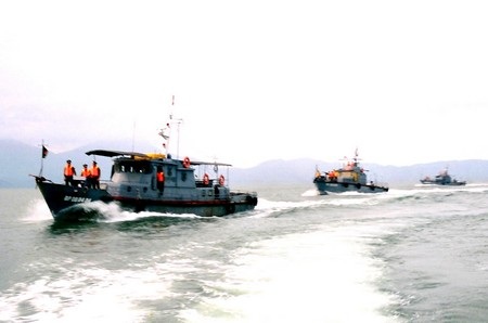 BĐBP TP Đà Nẵng tuần tra bảo vệ an ninh biên giới biển