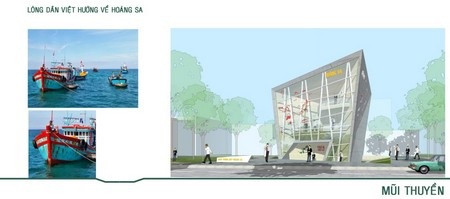 Giới thiệu 10 đồ án kiến trúc nhà trưng bày Hoàng Sa xuất sắc - 4 Đồ án đạt giải Nhì (mã số RS3112)
