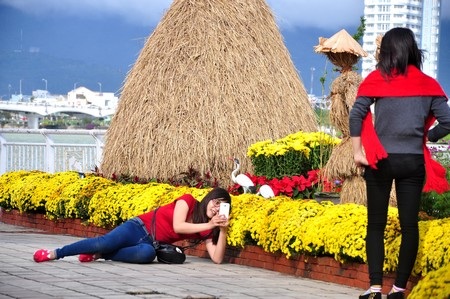 Vất vả để có một kiểu ảnh đẹp