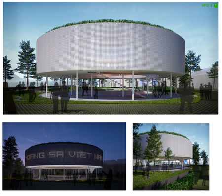 Giới thiệu 10 đồ án kiến trúc nhà trưng bày Hoàng Sa xuất sắc - 7 Đồ án đạt giải Nhì (mã số RS3112)