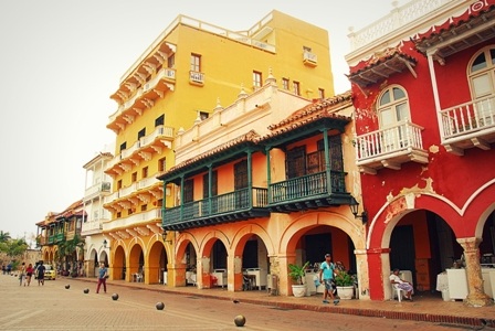 Khu phố trung tâm pha trộn nhiều phong cách kiến trúc