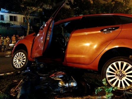 Hiện trường vụ tai nạn