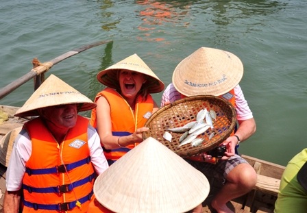 Thành quả sau vài lần quăng chài