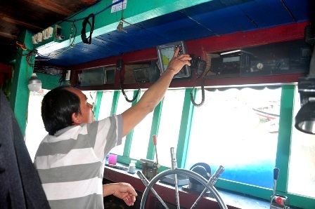 Ngư dân đã được đầu tư nhiều trang thiết bị hiện đại để bám biển dài ngày