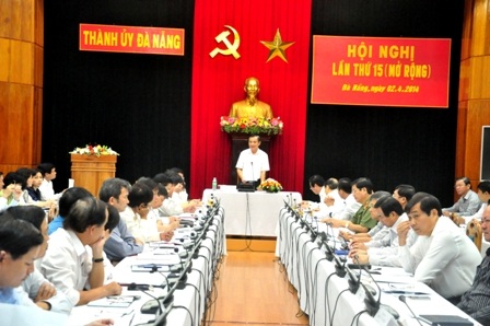 Hội nghị Thành ủy Đà Nẵng họp trong ngày 2/4
