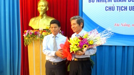 Chủ tịch UBND huyện Hoàng Sa – ông Võ Công Chánh (ảnh trái) vừa nhậm chức vào đầu tháng 5 vừa qua