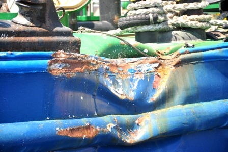 Cận cảnh vết đâm