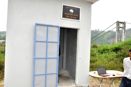 Trạm quan trắc đặt tại thủy điện Sông Tranh 2 ghi nhận 2 trận động đất xảy ra trong vòng 2 phút