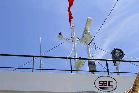 Hệ thống liên lạc bằng vệ tinh trên tàu