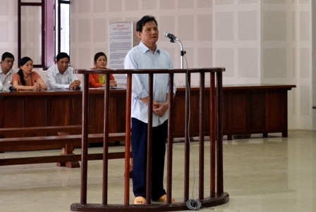 Bị cáo Nguyễn Mạnh Hùng tại phiên tòa ngày 21/7