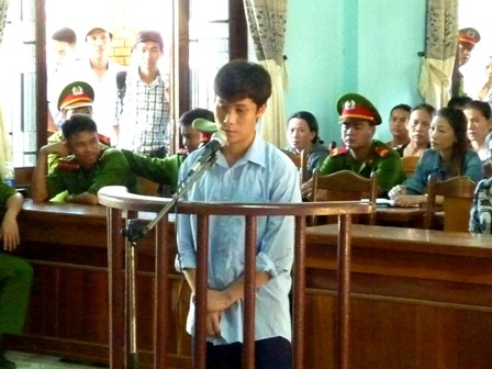 Bị cáo Nguyễn Minh Nhựt tại phiên tòa ngày 2/8