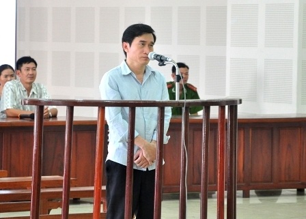 Bị cáo Lê Trung Hiếu tại phiên tòa ngày 12/9