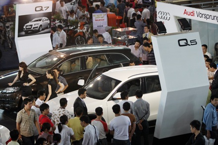 Triển lãm ôtô Việt Nam 2012: Không xe Hàn Quốc - 2 Sơ đồ triển lãm Vietnam Motor Show 2012