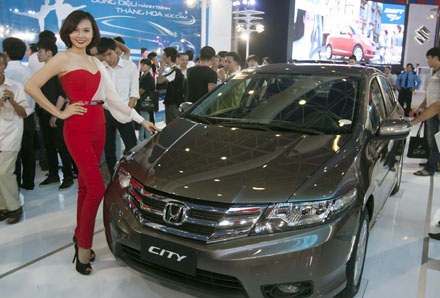Honda City - Thêm cạnh tranh ở phân khúc hạng B - 2 Triển lãm Vietnam Motorshow đang diễn ra tại Hà Nội