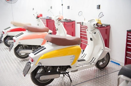 Xe Lambretta LN nhập khẩu nguyên chiếc vào Việt Nam